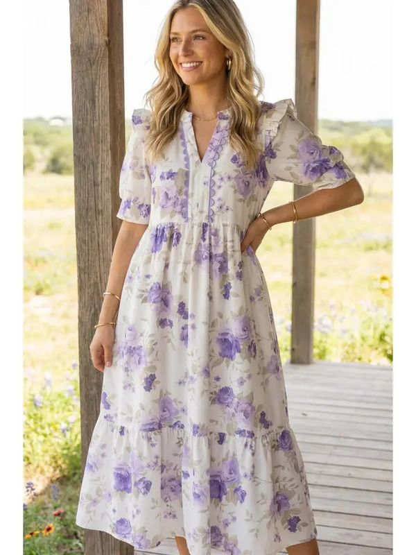 Floral Midi Dress