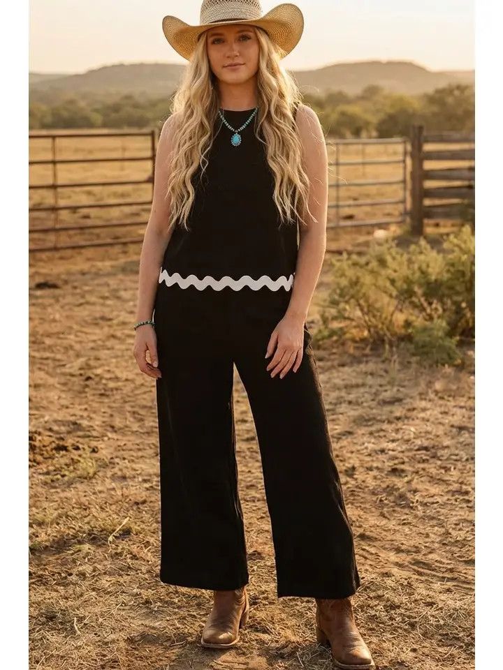 Solid Ric Rac Trim Set