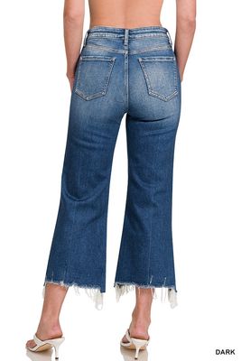 Mid Rise Straight Denim Pants