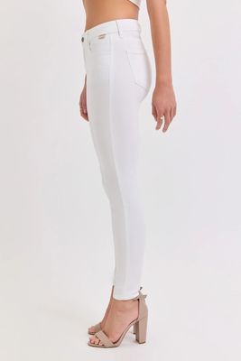 Stretch Mid-Rise Crop Skinny