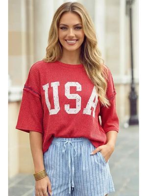 USA Ribbed Top