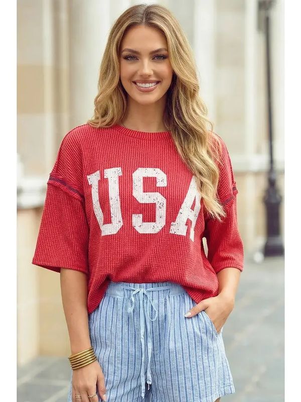 USA Ribbed Top