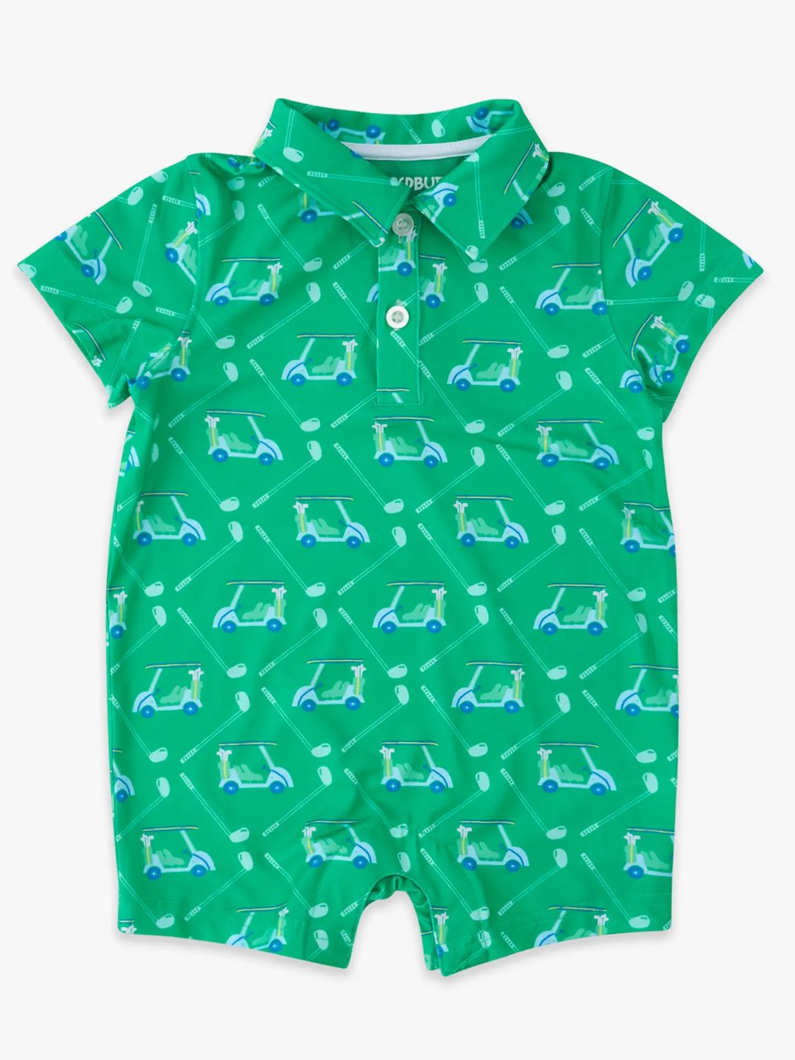 Baby Boys Golf Course Cruiser Performance Polo Romper