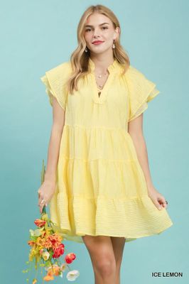 Textured Mini Dress