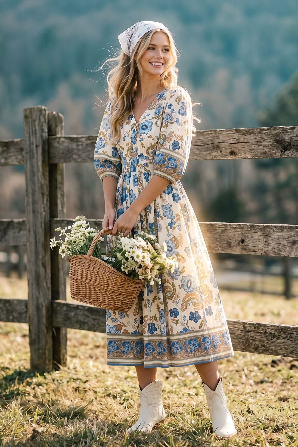 Woven Midi Dress