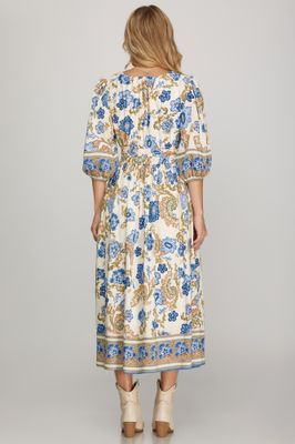 Woven Midi Dress