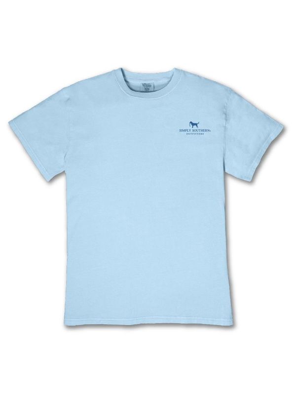 Dog On A Boat At Sunrise Short Sleeve T-Shirt