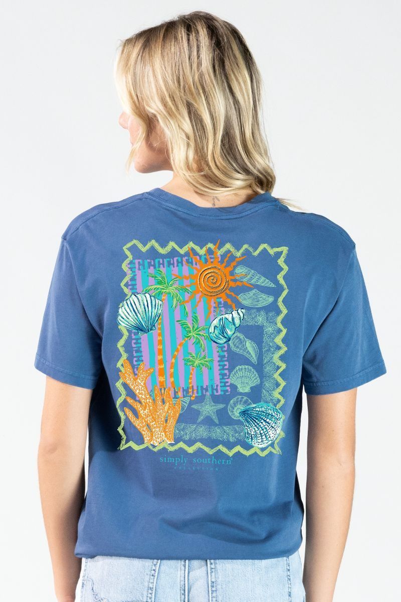 Beach Collage Short Sleeve T-Shirt
