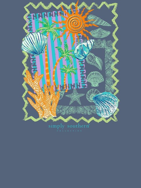 Beach Collage Short Sleeve T-Shirt