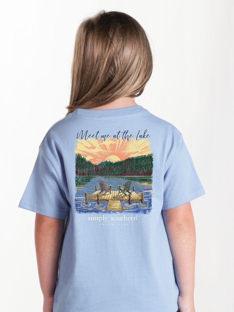 Youth Meet Me At The Lake Short Sleeve T-Shirt