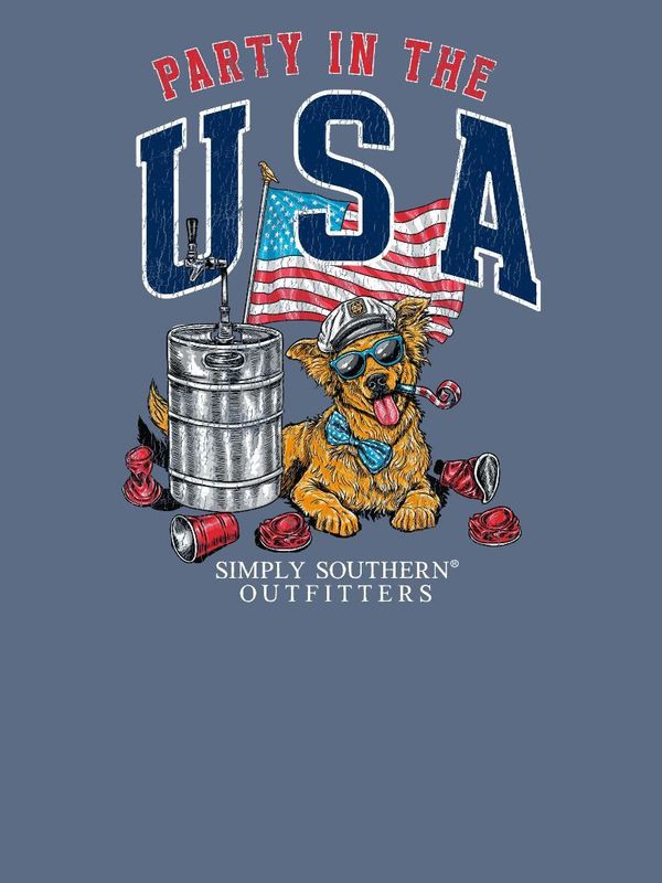 Party In The USA Short Sleeve T-Shirt