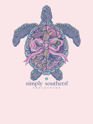Sea Turtle With Bow Mandalla Short Sleeve T-Shirt