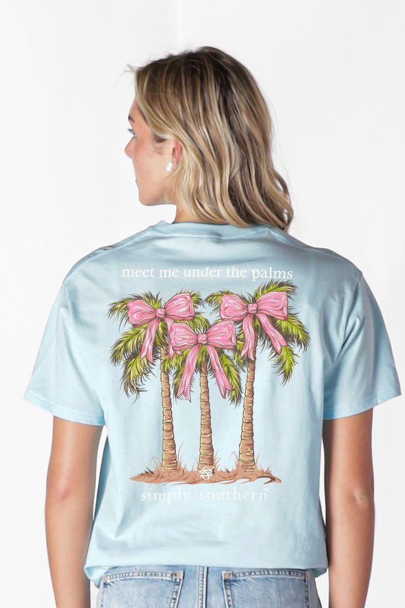 Meet Me Under The Palms Short Sleeve T-Shirt