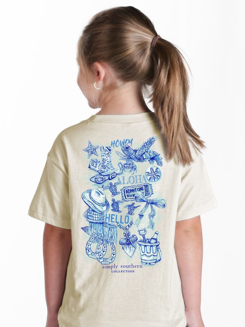 Youth Western Beach Short Sleeve T-Shirt