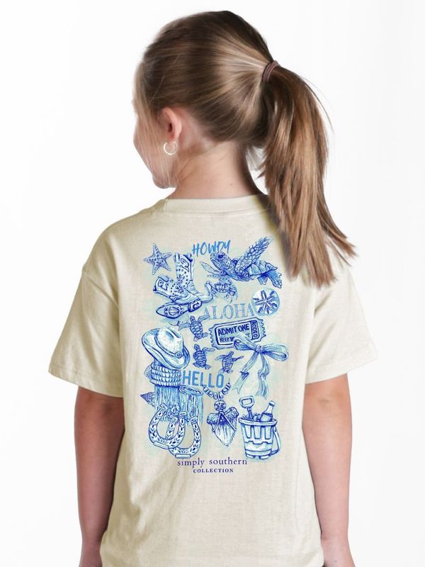 Youth Western Beach Short Sleeve T-Shirt