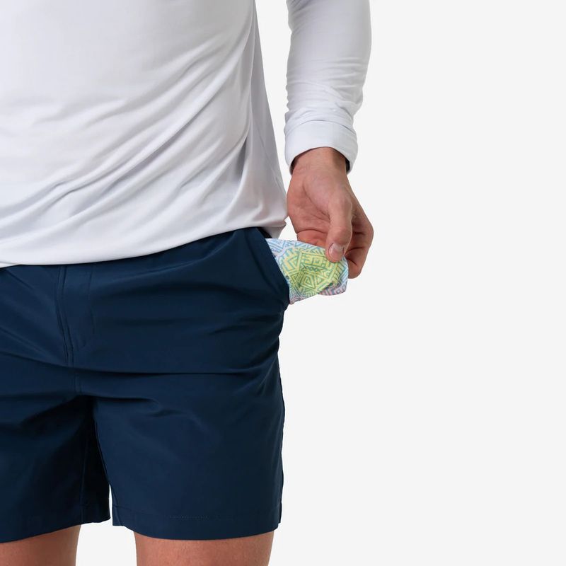 Everyday Short - Deep Water Navy - Mayan Pocket