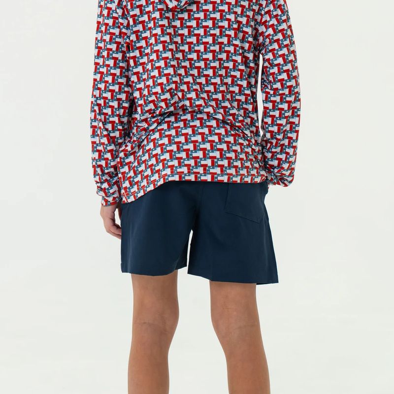 Youth Everyday Short - Deep Water Navy - Mayan Pocket
