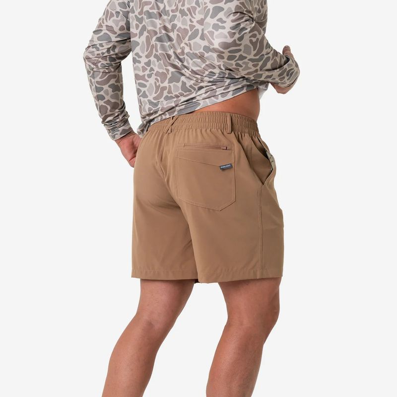 Everyday Short - Desert Tan - Flying Ducks Green Pocket