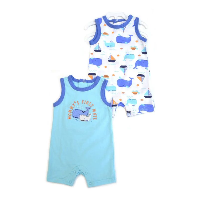 Baby Boy’s Sleeveless Rompers Tank Top Jumpsuit