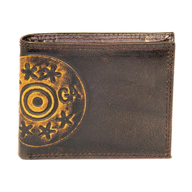 Burnished Leather Bifold Wallet