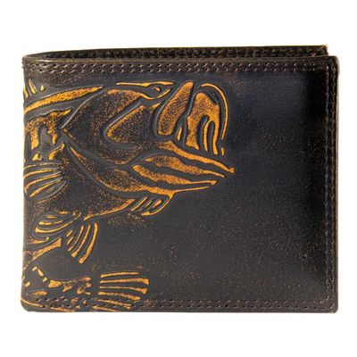 Burnished Leather Bifold Wallet