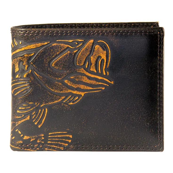Burnished Leather Bifold Wallet