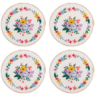 Floral Bloom Placemat (4 PC SET)