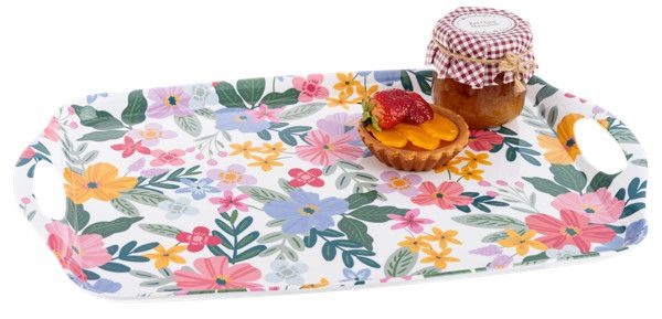 Floral Bloom Serving Tray