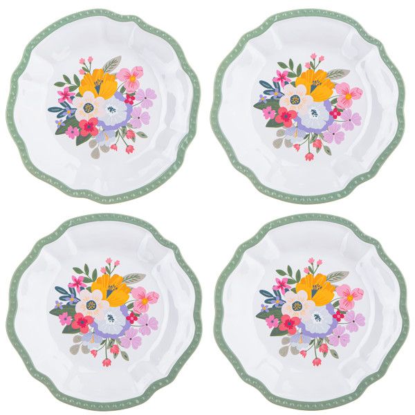Floral Bloom Salad Plate