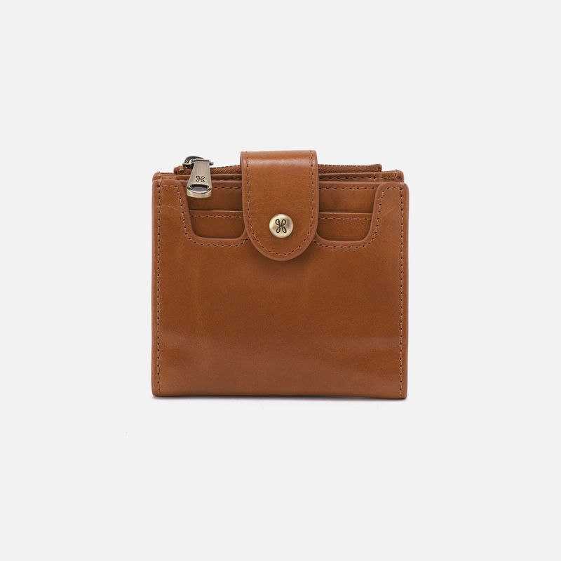 Dunn Mini Wallet In Polished Leather