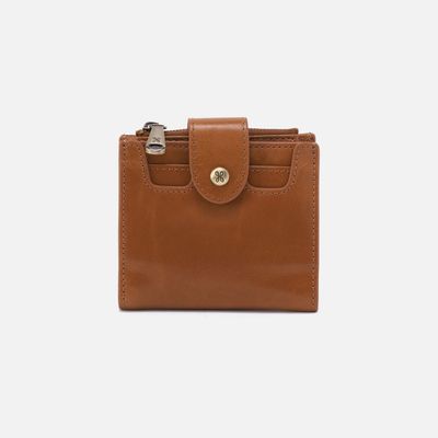Dunn Mini Wallet In Polished Leather