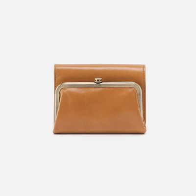Robin Compact Wallet In Polished Leather
