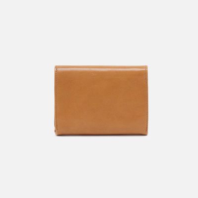 Robin Compact Wallet In Polished Leather