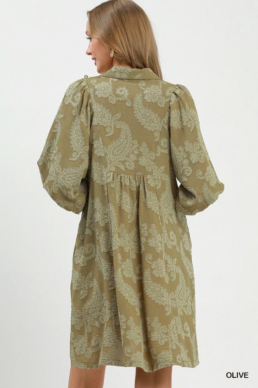 Puff Sleeve Babydoll Dress