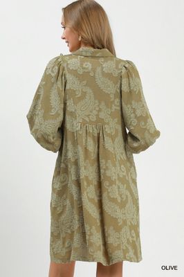 Puff Sleeve Babydoll Dress