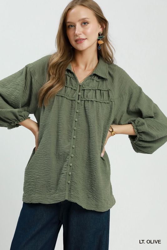 Button Down Blouse