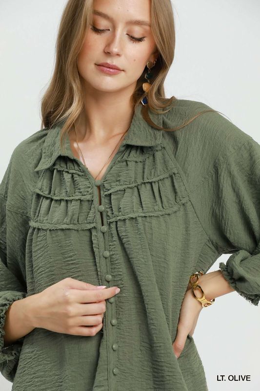 Button Down Blouse