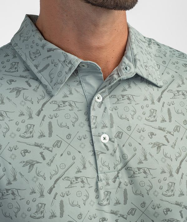 Quack n Rack Printed Polo