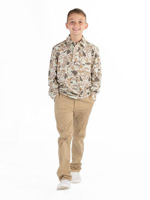 Youth Western Long Sleeve Polo