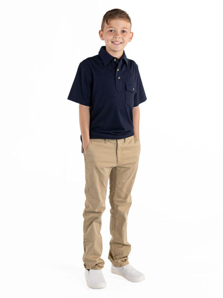 Youth Western Short Sleeve Polo