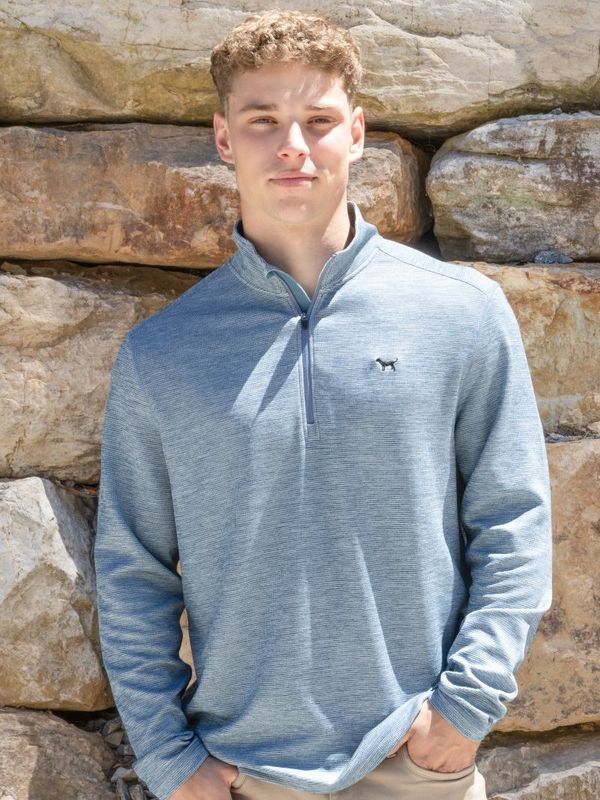 Men's Heathered Quarter Zip Jacket