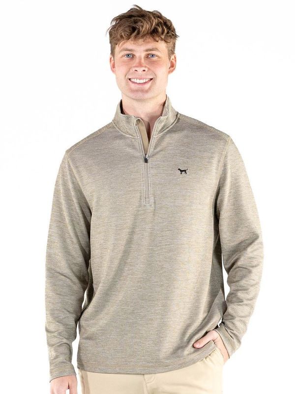 Men's Heathered Quarter Zip Jacket
