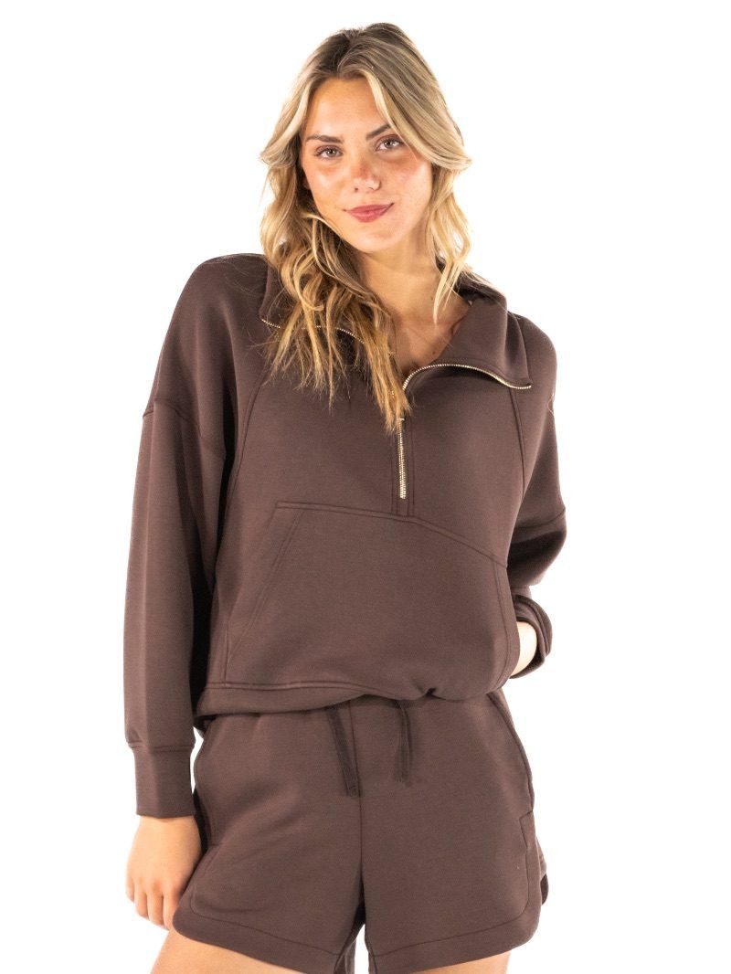 Half-Zip Lounge Pullover