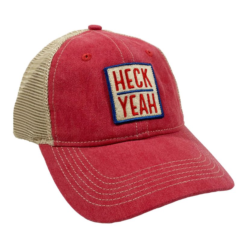 Heck Yeah - Faded Red