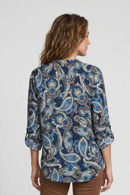 Split Neck Blouse
