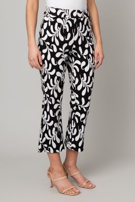 Printed Cropped Flare Pant