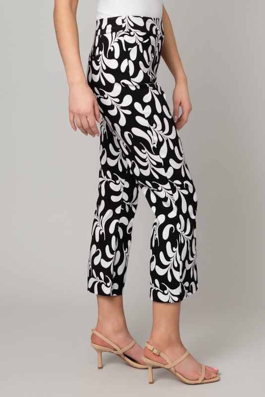 Printed Cropped Flare Pant