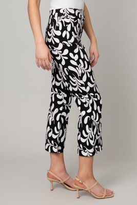 Printed Cropped Flare Pant