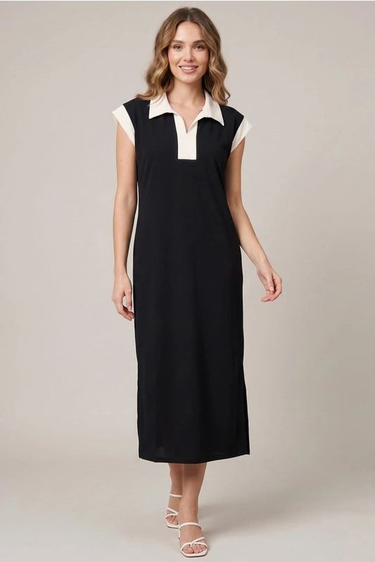 Midi Dress with Pockets