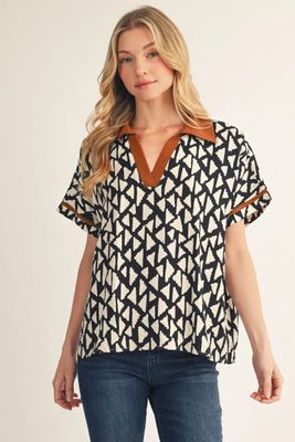 Geo Print Top